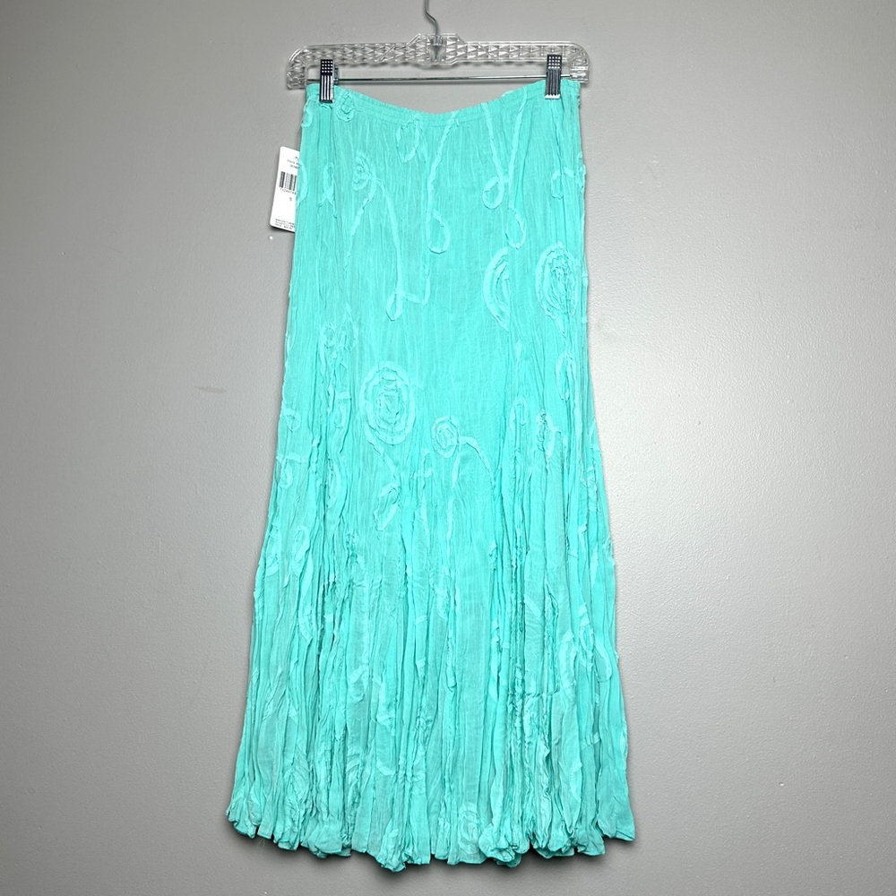 NWT Turquoise Maxi Skirt - Picture 2 of 7